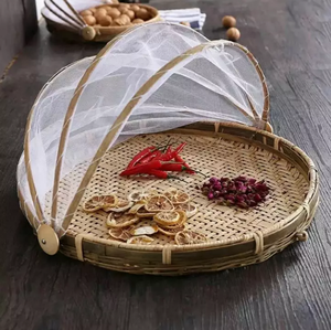 ฝาครอบอาหารไม้ไผ่คุณภาพสูงจากเวียดนาม ภาชนะใส่อาหารไม้ไผ่ธรรมชาติสำหรับตกแต่งบ้าน ฝาครอบไม้ไผ่ - Product Image 3