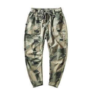 Pantalones cortavientos para hombre estilo Hip Pop personalizables con estampado de sublimación de camuflaje, ropa informal con múltiples bolsillos, moda para niños - Product Image 3