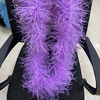 Plume d'autruche blanche en gros pour décorations de costumes bouclés, fausse plume d'autruche