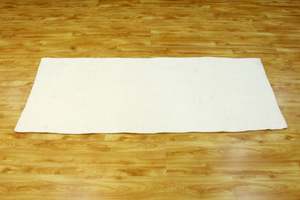 Esterilla de Yoga de fieltro hecha a mano, alfombra de meditación lisa de color blanco, hecha a mano, de lana de Nueva Zelanda, antideslizante, 100% - Product Image 4