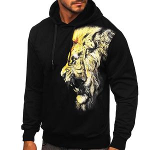 Hombres Streetwear 2023 cuello redondo hecho a medida precio barato hombres sudaderas con capucha - Product Image 2