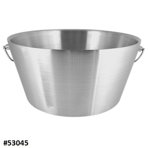Hielera de Metal para Vino, Hielera Redonda para Fiestas, Cubitera de Acero para Bebidas, para Mesa - Product Image 1