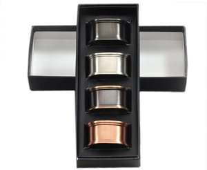 Aluminium Designer <b>Cone</b> Shape Napkin Ring Holder Modern Eco-Friendly 10cm Handmade <b>Party</b> Decorative Tableware - Product Image 3