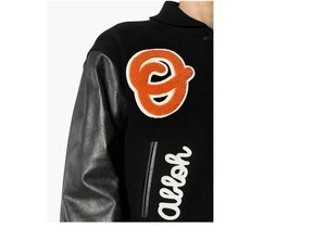 Veste universitaire pour hommes personnalisée OEM Col montant en laine vierge avec broderie en chenille Style Letterman Col montant en laine vierge - Product Image 4