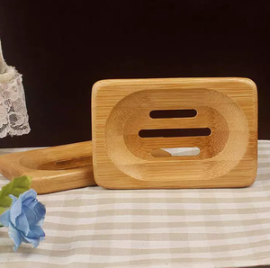 ไม้ไผ่ธรรมชาติไม้รอบผู้ถือจานสบู่ - Product Image 4