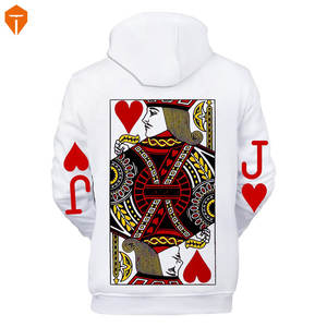 Sudadera con capucha para hombre y mujer, ropa de calle de alta calidad, con forro polar de rizo francés, Logo personalizado, color blanco, 100% algodón - Product Image 6