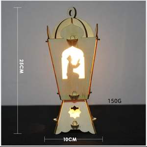 Linterna decorativa para el hogar, farol de diseño personalizado de lujo, diseño musulmán, Mdf, decoración para el hogar, regalo Eid, Ramadán - Product Image 3