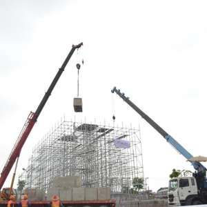 Q345 acier Layher de ringlock d'échafaudage de construction d'occasion pièces d'échafaudage ringlock - Product Image 1