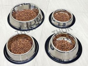 Cuencos de agua para comida de perro, Juego de 4 cuencos de acero inoxidable para alimentación de perro, bebida de agua dulce cromada - Product Image 2