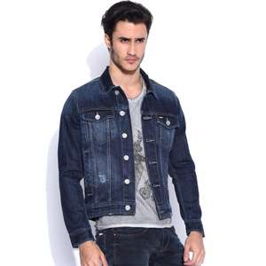 Chaqueta vaquera Lisa personalizada, chaqueta vaquera para hombre de excelente calidad al por mayor - Product Image 4