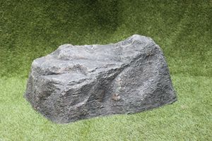 Attractive Liner Rock in Grey Hand Molded Unbreakable Artificial Garden Rock for Stone Garden Decoration or Storage - Product Image 3