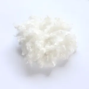 Polyester Fiber 7D*32MM White Polyester Fiber For Filling Pillow Or Toys