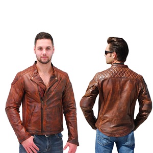 Vestes en cuir véritable pour hommes, 10 veste en cuir véritable Slim Fit sofa biker veste en cuir véritable, veste en cuir véritable, haut de gamme à la mode - Product Image 6