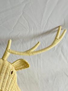 Creative Rattan <b>Animal</b> Shaped Storage <b>Basket</b> for Living Room Kitchen Bedroom Hotel Dining Area and Apartment Decoration - Product Image 4