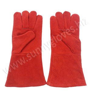 Cowhide Leather Heat Resistance Heavy Duty Industrial Stick Welding Hand Gloves - Product Image 1