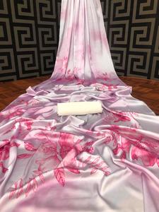 Nouveauté Saree, vêtements de soirée pour femmes, vêtements de mariage en Georgette, soie brodée, Sari de travail avec chemisier - Product Image 2