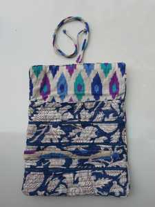 Sac à bijoux en tissu de coton pour femme, sac à main avec imprimé Floral bohème, pochette pour bijoux, sacs cadeaux - Product Image 6