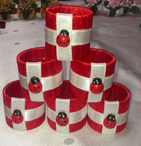 Banquet de mariage décoration de table en plastique couleurs ronds de serviette maison et cuisine boîte à mouchoirs canapé porte-gobelet - Product Image 2