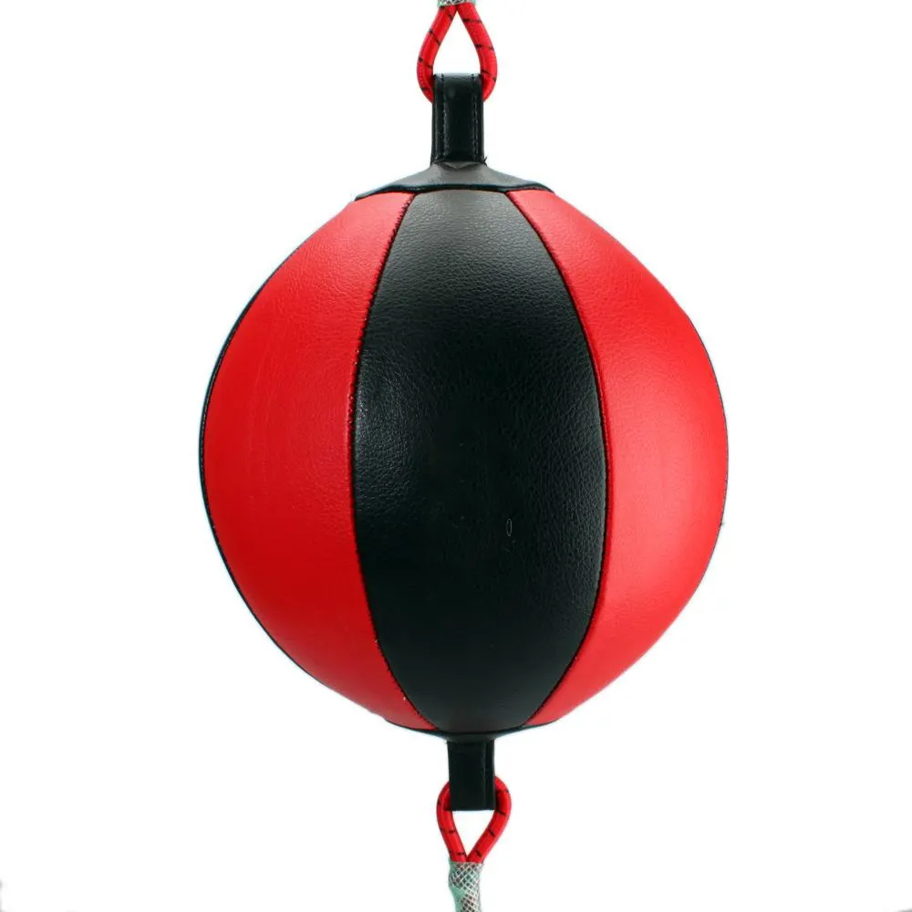 मय थाई लात मुक्केबाजी उपकरण समायोज्य जिम पंचिंग बैग चमड़े मुक्केबाजी पलटा गति गेंद Inflatable छिद्रण गेंदों