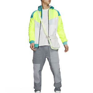 Coupe-vent personnalisé Streetwear Veste de survêtement en jersey Veste coupe-vent coupe-vent en polyester et nylon - Product Image 6