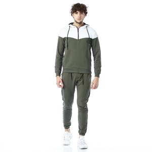 Nouveau survêtement de sport d'hiver pour homme, coupe régulière, en polaire sans doublure, respirant, en Spandex/Polyester, avec capuche, design personnalisé - Product Image 2