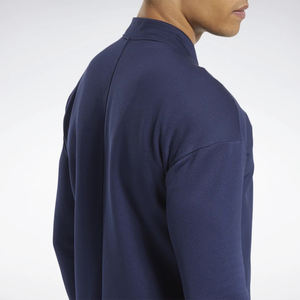 Chándal de invierno tricot de poliéster de alta calidad para hombre, chándal de entrenamiento liso de estilo informal con cuello levantado y cremallera para niños - Product Image 5