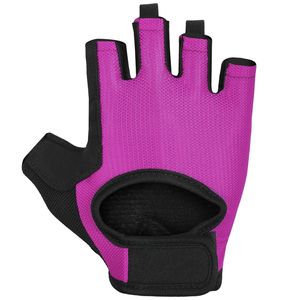 Guantes de fitness de medio Dedo de diseño personalizado para entrenamiento de gimnasia, levantamiento de pesas, ciclismo, cuero transpirable, entrenamientos deportivos al por mayor - Product Image 6