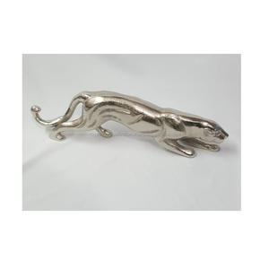 Escultura de Metal creativa para perros, escultura de animales de aluminio para mesa, Decoración de mesa de hoteles para el hogar, escultura de animales - Product Image 6