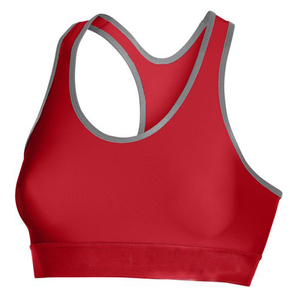 Wholesale Gym Athletic Fitness Clothing Brand Label High Quality <b>Padded</b> Best <b>Neck</b> Sexy Strap Women Yoga Sports Bra For Women - Product Image 4