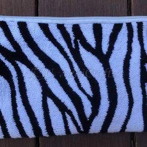 Wayuu-Bolso de mano con estampado de leopardo y bordado animal, cierre de cremallera, para mujer - Product Image 5