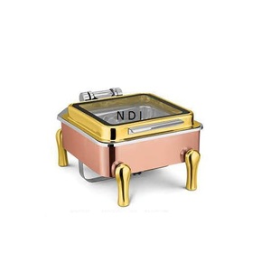 Calentador de alimentos de buena calidad, plato de frotamiento de Metal para Buffet, banquete, Hotel, catering, plato de frotamiento para bodas - Product Image 1