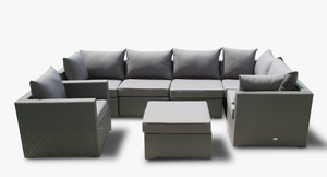 Ensembles de meubles de salon de haute qualité en vente chaude, en osier synthétique, ensembles de salon Antigua avec un design moderne simple et élégant - Product Image 2