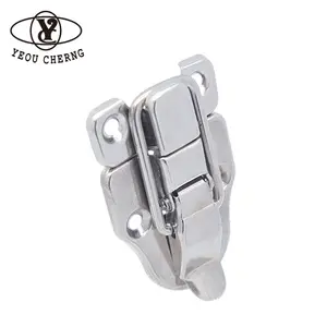 NEW HC259 nickel catches hasps lock for high-grade cosmetic aluminum jewelry box case hardware fitting safety durable usage lock