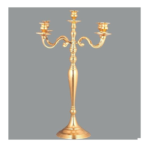 Gold Plating Five Arms <b>Candelabra</b> on Hot Sale - Product Image 2