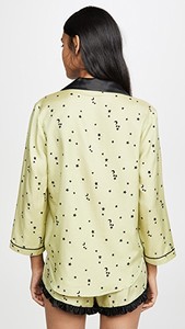 2020 Conjunto de pijama de estilo informal de talla grande para mujer estampado de bloque de mano Floral 100% algodón suave cómodo ropa de noche tela tejida - Product Image 3