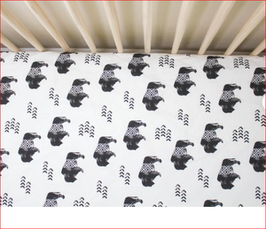 Sábanas de algodón ajustadas para cuna de bebé, 100% Jersey, gran oferta - Product Image 2