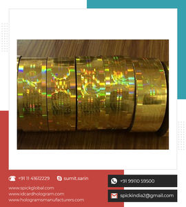 Rouleaux de matériau laser PET holographique 3D personnalisés Feuille d'autocollant adhésif personnalisé pour l'artisanat industriel Etiquettes d'emballage - Product Image 3