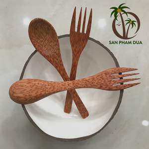 Coco-cuenco de cáscara de Coco ecológico, artesanías hechas a mano, regalo de cáscara de Coco al por mayor, Natural, respetuoso con el medio ambiente para el hogar - Product Image 2