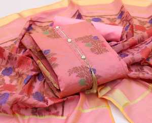 Banarasi-traje Salwar para mujer, ropa con diseño de Banarasi Dupatta, diseño de diseñador indio, vestido Chudidar Salwar, conjunto de mujer RoyalExport - Product Image 5