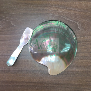 Los productos más buscados Juego de cucharas y platos para servir caviar caro Madre perla negra de alta calidad - Product Image 2