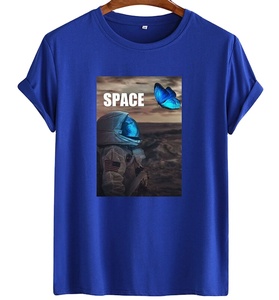 เสื้อยืดผ้าถักแขนสั้นพิมพ์ลายสำหรับผู้ชายชุดลำลองสวมใส่สบายสำหรับทุกฤดูกาลผ้าย้อมสีล้วนส่งออกจากบังคลาเทศ - Product Image 6