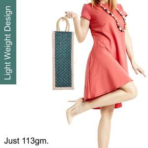 Meilleure vente de sacs à vin en jute personnalisés, porte-bouteille divisé réutilisable logo personnalisé imprimé écologique réutilisable - Product Image 6