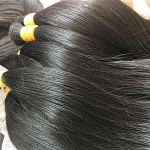 ผมตรงขอบกระดูกหนาสุขภาพดีไม่ผ่านการทำเซตหนังกำพร้าแท้สีดำธรรมชาติ1B ชาวเปรูชาวเวียดนาม - Product Image 4