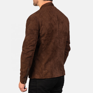 Veste de sport en cuir personnalisée avec logo, coupe-vent, imperméable, grande taille, vente en gros - Product Image 6