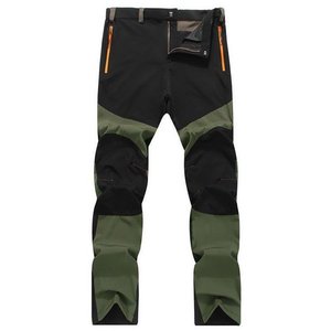 Pantalones de senderismo de diseño personalizado para hombre, pantalón resistente al agua y al viento, de tela ridura de alta calidad - Product Image 2