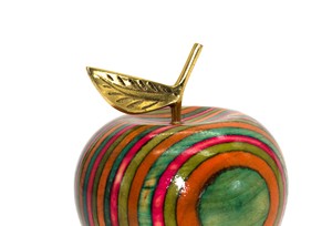 ไม้ตกแต่งแอปเปิ้ลสำหรับตกแต่งคริสต์มาสตกแต่งบ้านงานฝีมือไม้แอปเปิ้ล - Product Image 4