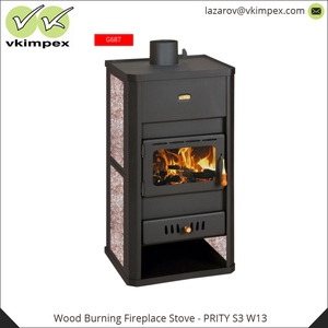 Autoportante 490x460x930mm 4.7 kg/h Consommation Foyers Au Bois Poêle - Product Image 2