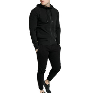 Ropa de calle personalizada, chándales Vintage para hombre, sudaderas con capucha cortadas y cosidas y chándal, traje de sudor acampanado de lavado ácido de dos piezas para hombre - Product Image 3
