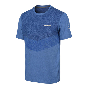 Nouveau design à manches courtes col rond sport musculaire hommes Fit hommes t-shirts de course - Product Image 2