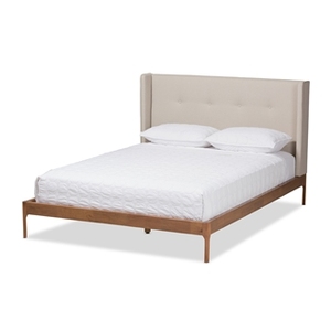 Lit mural convertible moderne en bois massif, taille king, avec tête de lit éclairée - Product Image 2